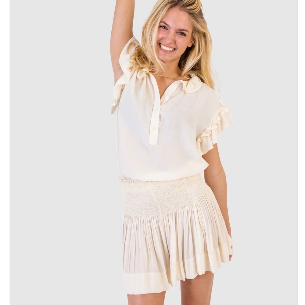 Cream colored Koch Erica skirt